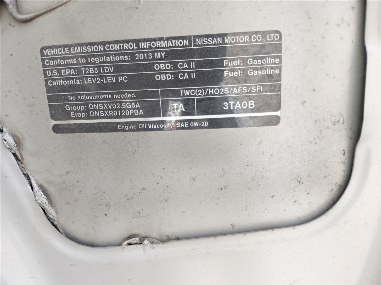 DASH WIRE HARNESS OEM 2015 NISSAN ALTIMA 240103TA0A - Image 5