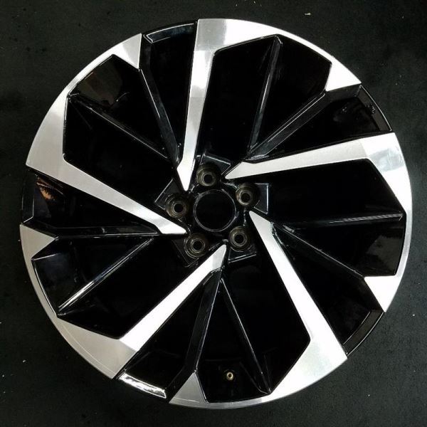 20" MITSUBISHI OUTLANDER 2020 2021 BLACK MACHINED OEM Factory Wheel Rim