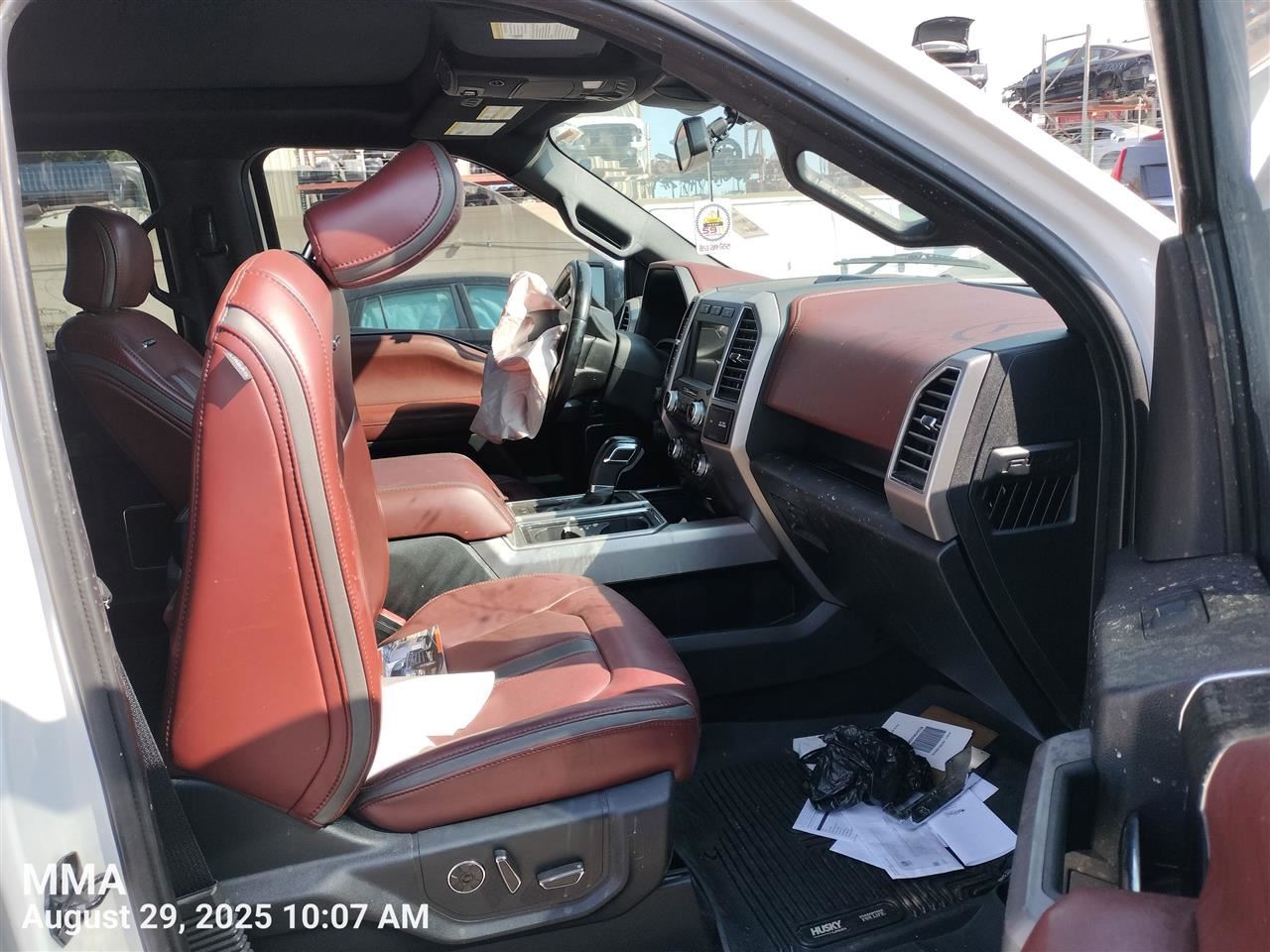 LEFT BWN REAR HEADREST OEM 2015 FORD F150 FU5Z78611A09AC - Image 4