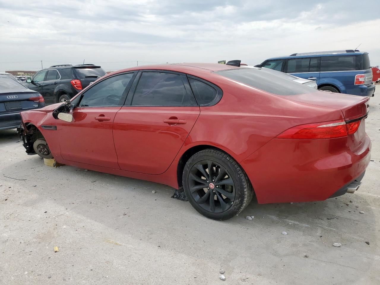 RED DECKLID TAILGATE OEM 16-19 JAGUAR XF - Image 2