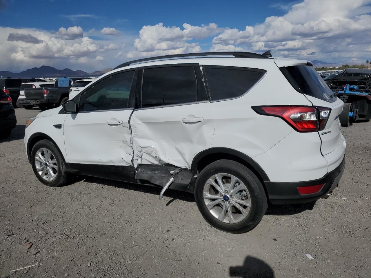 LEFT BLK REAR HEADREST OEM 2018 FORD ESCAPE - Image 3