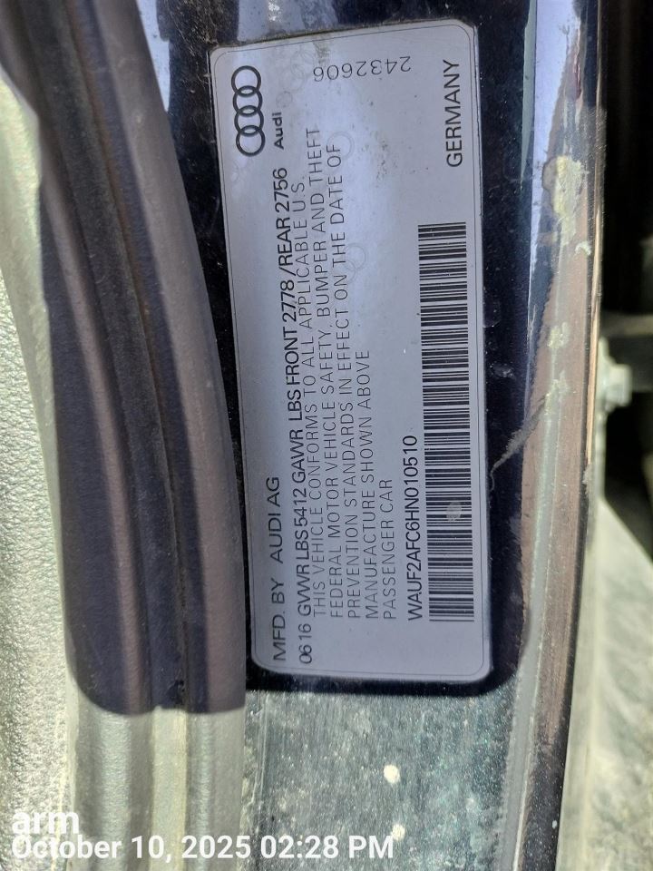 Benzeen DECKLID TAILGATE OEM 12-18 A6 AUDI - Image 1