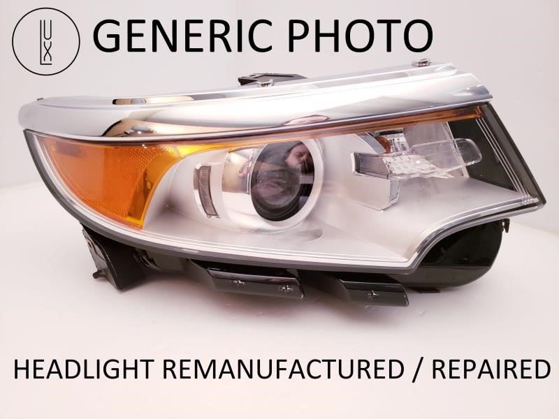 Used 2011 Ford Edge Lights Headlight R Right Halogen, Bright Back