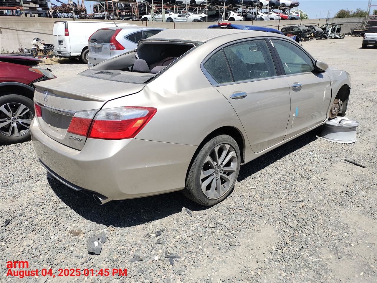 GOLD RIGHT SIDE VIEW MIRROR 2013-2017 HONDA ACCORD - Image 3