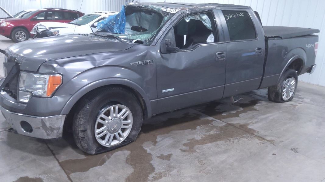  used-auto-parts 2011 ford-truck ford-f150-pickup rear-body 190-bumper-assembly--rear 190-02087e--styleside---tow-package--w-o-heavy-duty-payload-package;-park-assist--chromed part-1117550-2156-1