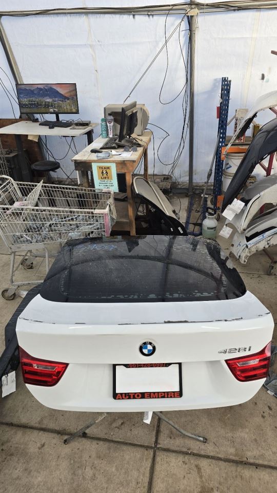 WHT DECKLID TAILGATE OEM 15-16 BMW 428I BMW - Image 5