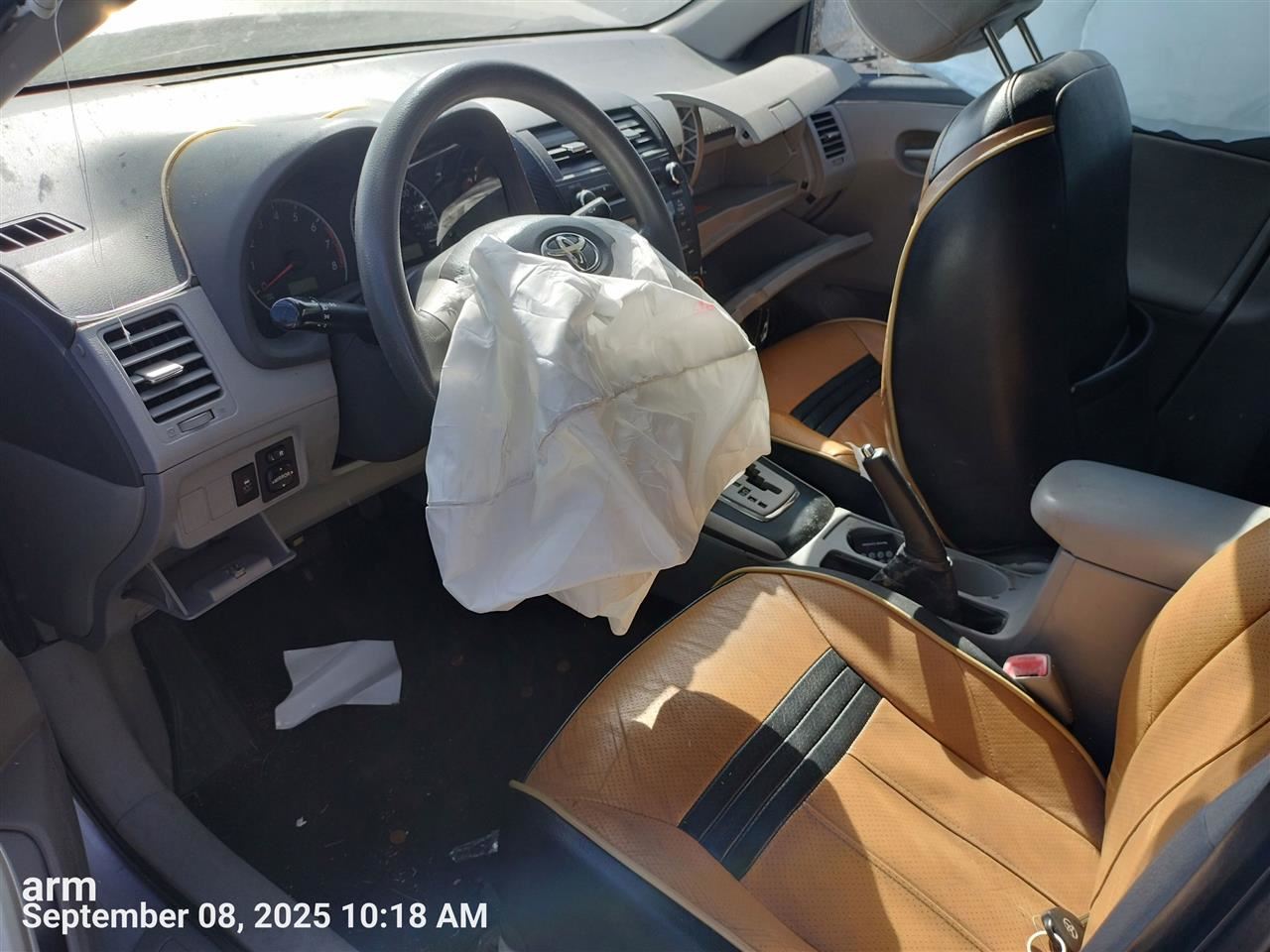 STEERING COLUMN OEM 09-13 TOYOTA COROLLA 1YR WRNTY 4525002820 - Image 3