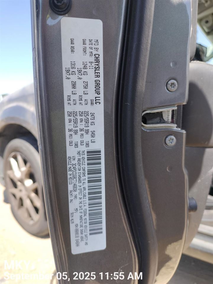 Benzeen WIRE HARNESS 68104507AB 2012 DODGE JOURNEY - Image 1