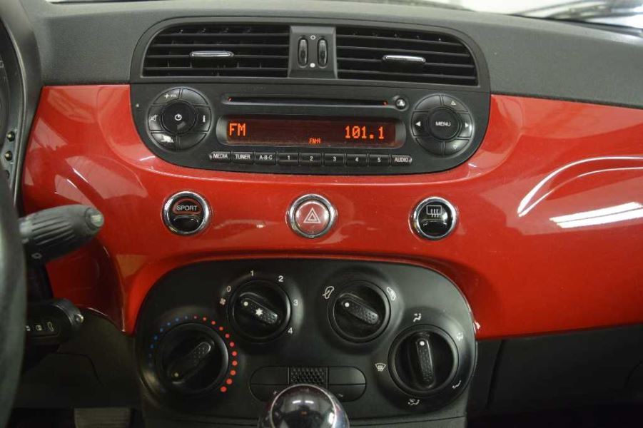 Temperature Control 2 Door Lounge Black Face Plate Fits 12-17 FIAT 500