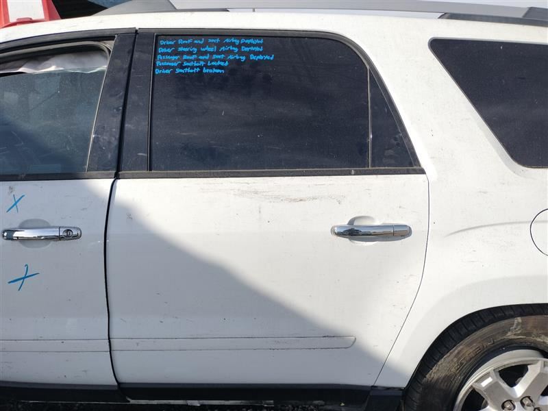 2007-2017 GMC Acadia White Driver Rear Side Door Assembly 25997633 OEM. - Image 1