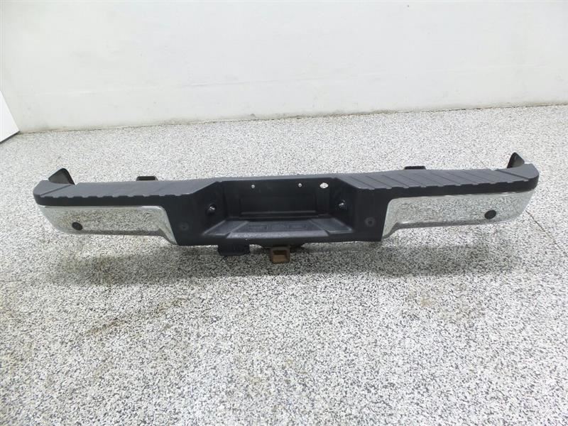  used-auto-parts 2011 ford-truck ford-f150-pickup rear-body 190-bumper-assembly--rear 190-02087e--styleside---tow-package--w-o-heavy-duty-payload-package;-park-assist--chromed part-595441-2106-1