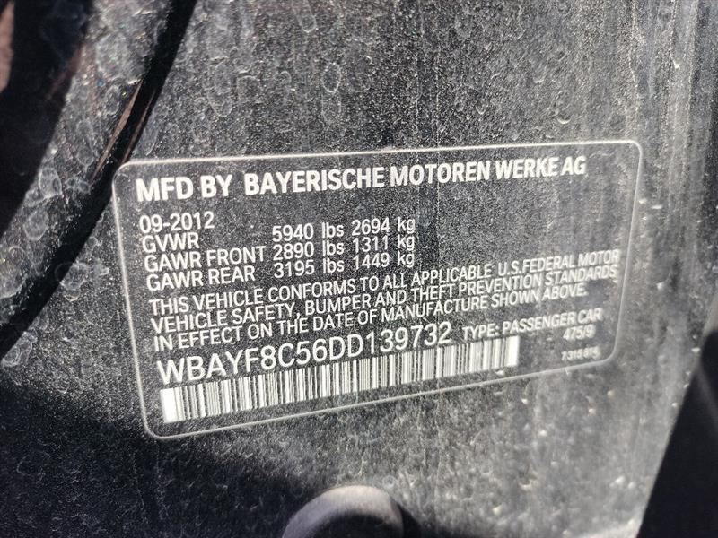 2013   BMW 750LI Front Stabilizer Bar 37116781424 OEM.   - Image 2