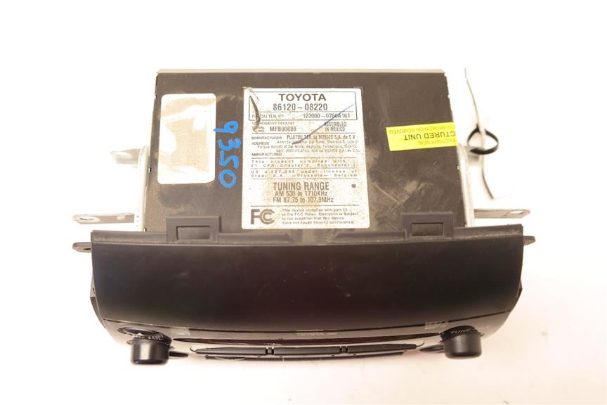 Audio Radio Receiver Dash Fujitsu Ten 86120