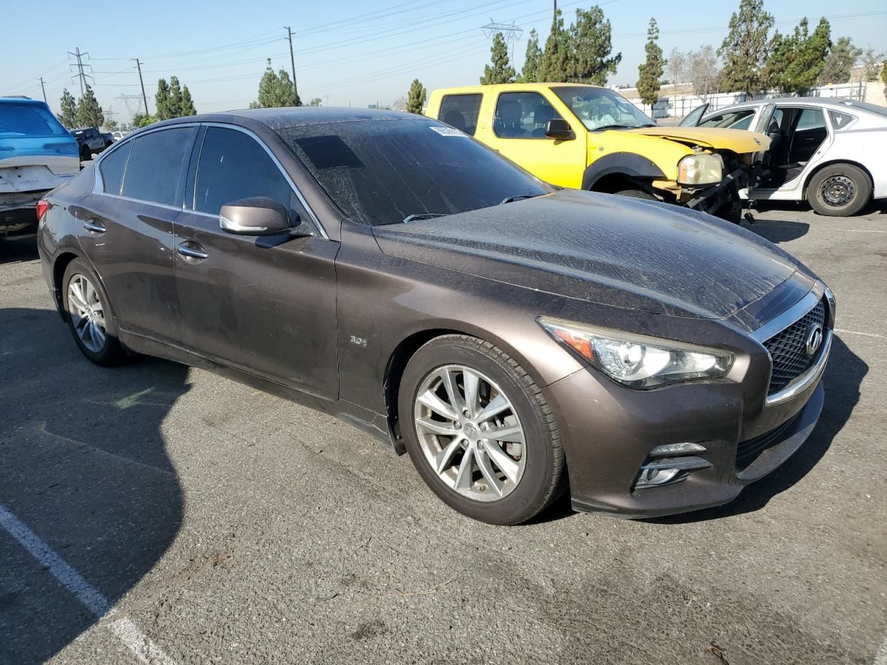 LEFT BLK FRONT SEAT ONLY OEM 16-18 INFINITI Q50 - Image 5