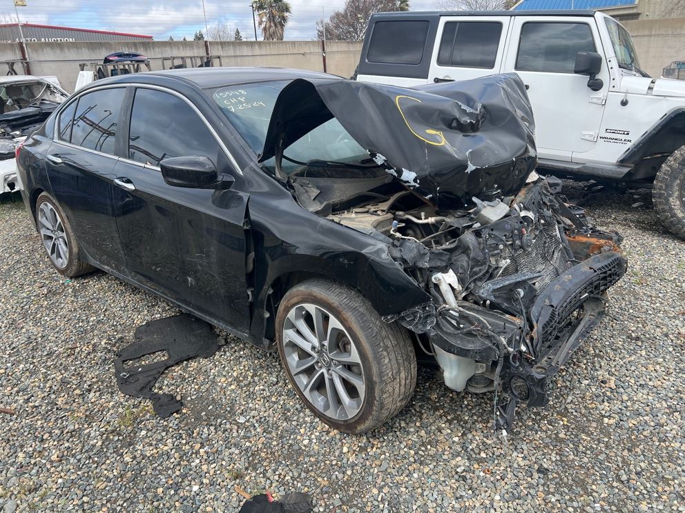 RIGHT BLK FRONT HEADREST OEM 2015 HONDA ACCORD - Image 3