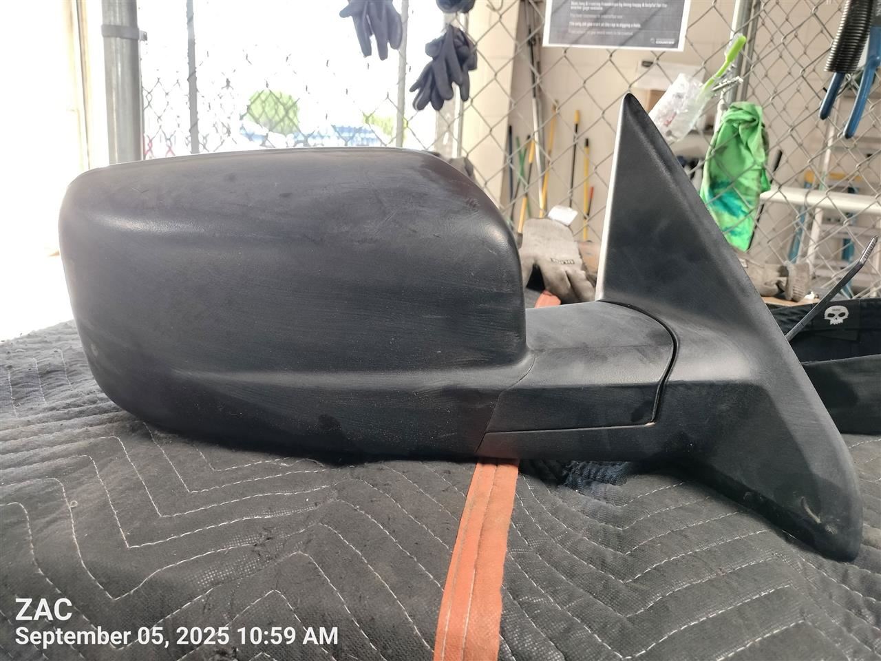 RIGHT BLK SIDE VIEW MIRROR OEM 13-22 DODGE RAM1500 1YR WRNTY - Image 5