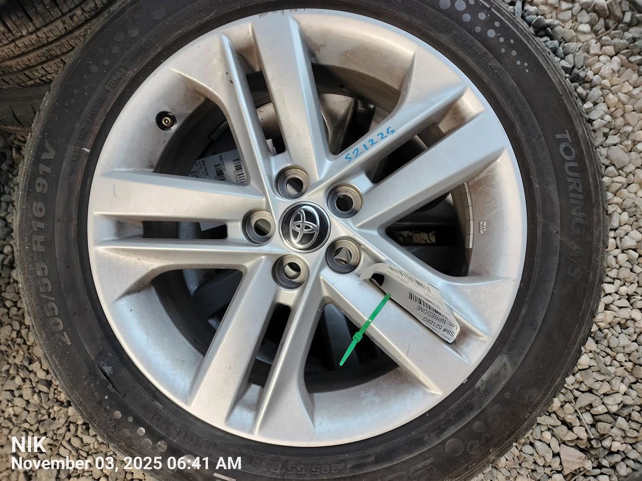 WHEEL/RIM ONLY OEM 19-22 TOYOTA COROLLA 4261112E00 - Image 3
