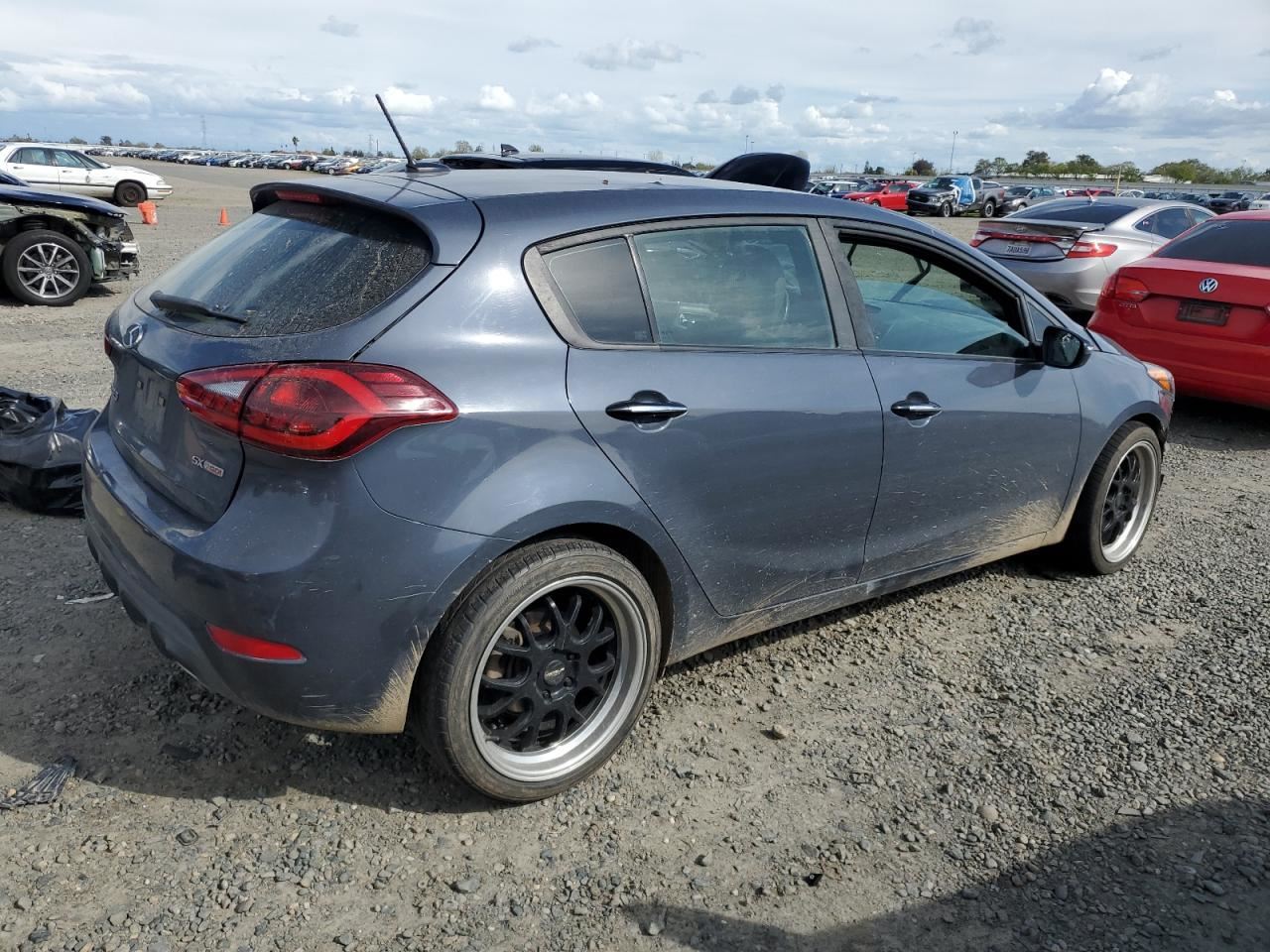 BLUE DECKLID TAILGATE OEM 14-18 KIA FORTE - Image 3