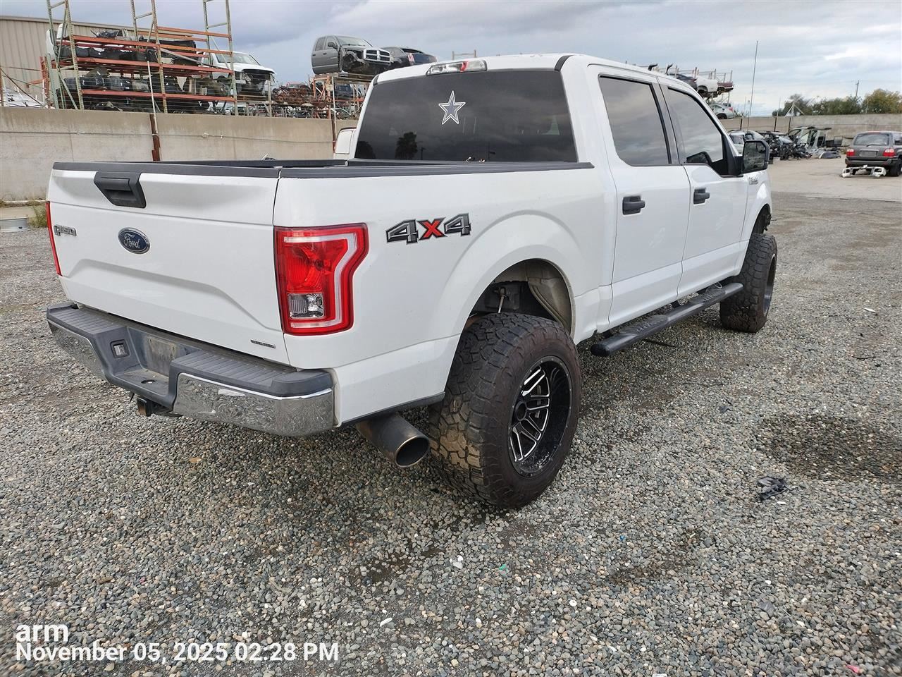 LEFT BLK REAR HEADREST OEM 2015 FORD F150 - Image 5