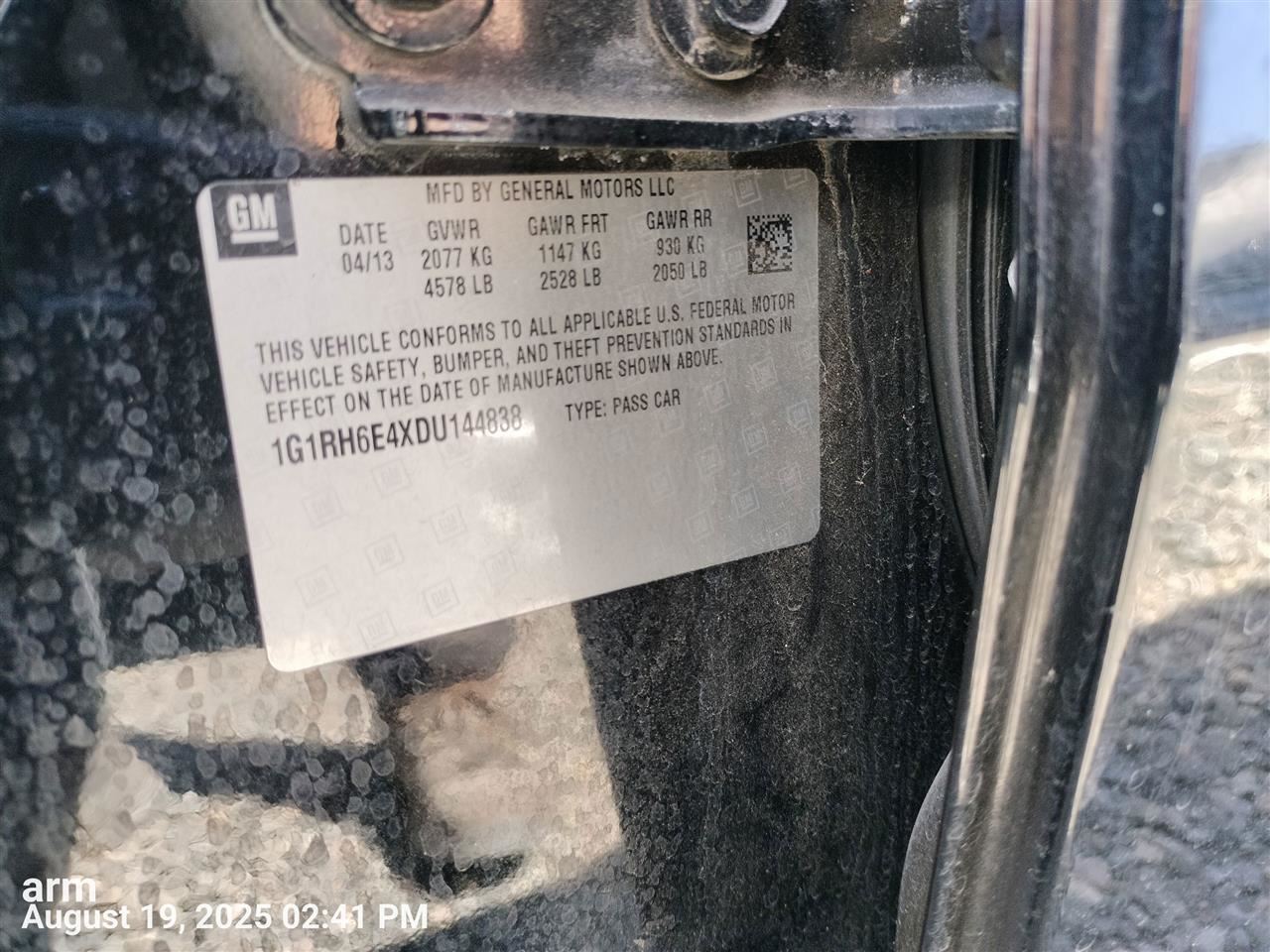 SECONDARY AIR INJECTION PUMP 55573924 2012-2015 CHEVROLET VOLT - Image 2