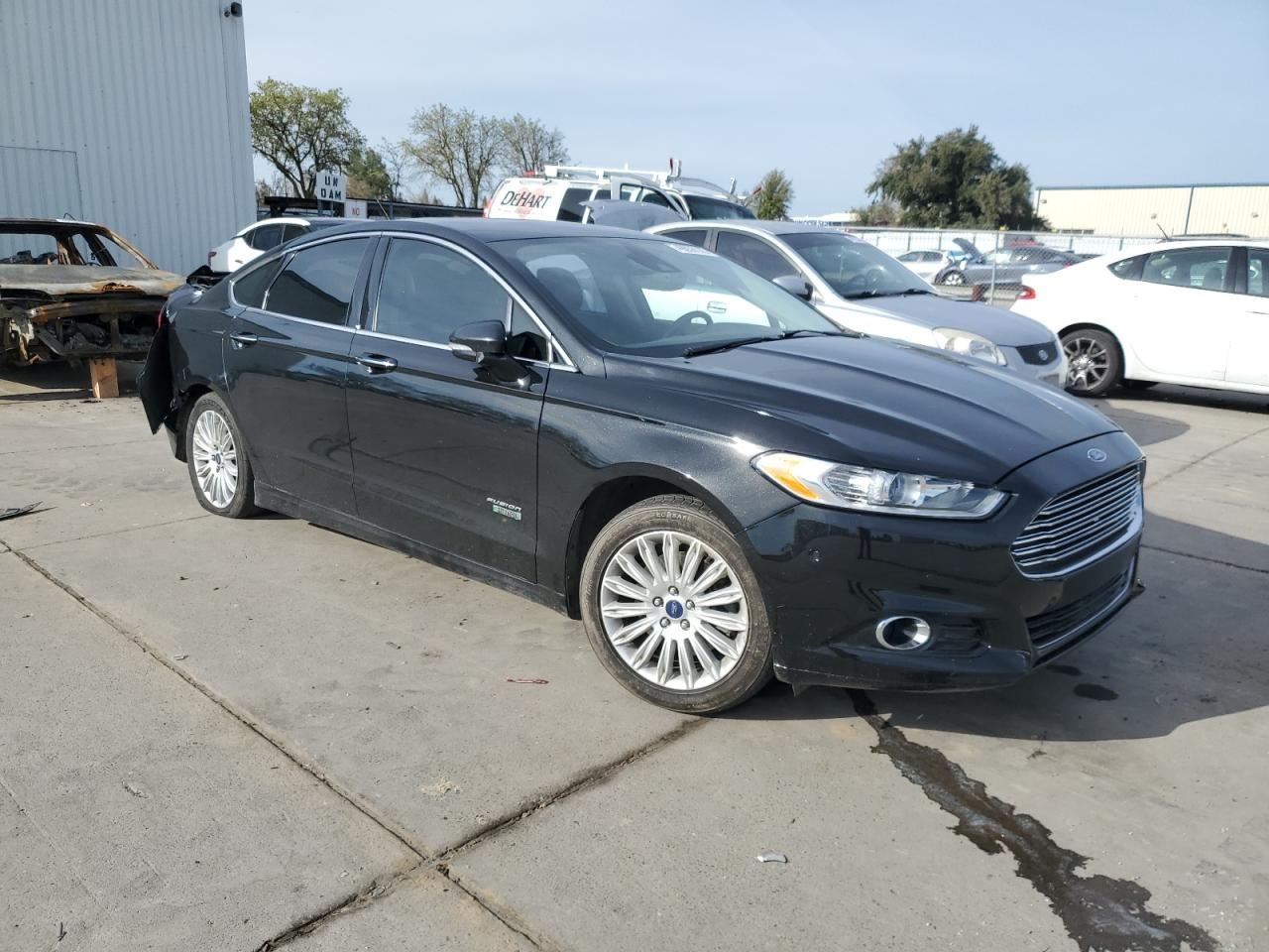 LEFT RED FRONT HEADREST OEM 2014 FORD FUSION - Image 5