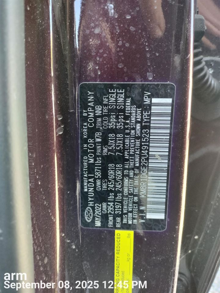 FRONT AC EVAPORATOR HOUSI 97113AT000 2023 HYUNDAI PALISADE - Image 4