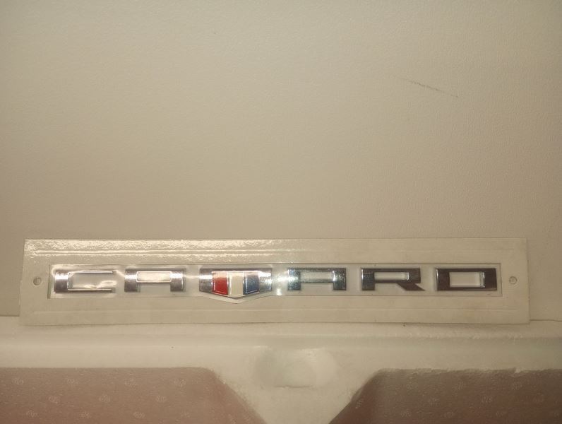 2016-2023 Chevrolet Camaro Chrome Fender Emblem 23273558 Red White