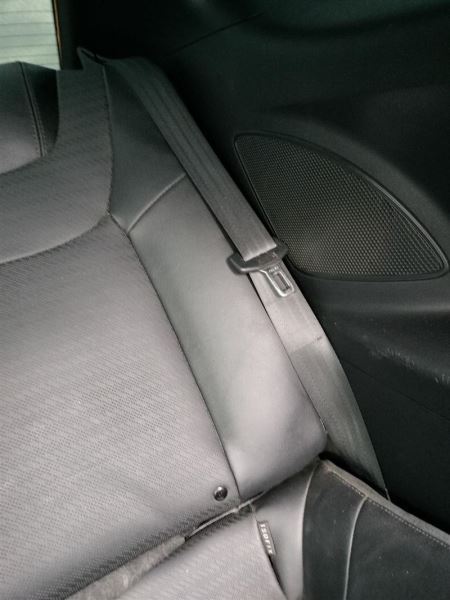 Benzeen   Hyundai Genesis Black Left Rear Seat Belt Assembly 89810-2M500-9P OEM.   - Image 1