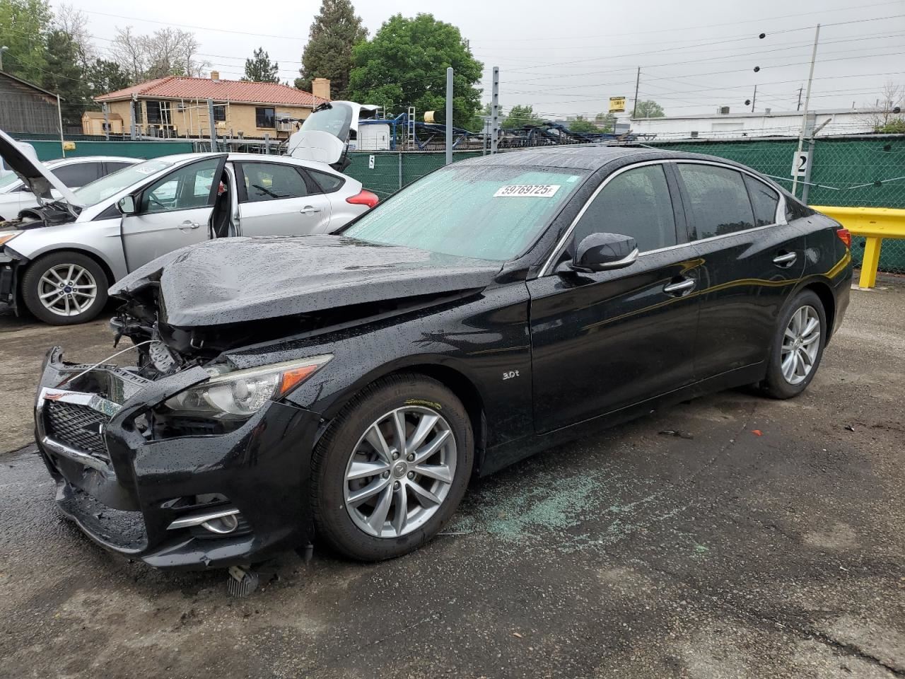 BLK REAR HEADREST OEM 2016 INFINITI Q50 - Image 2