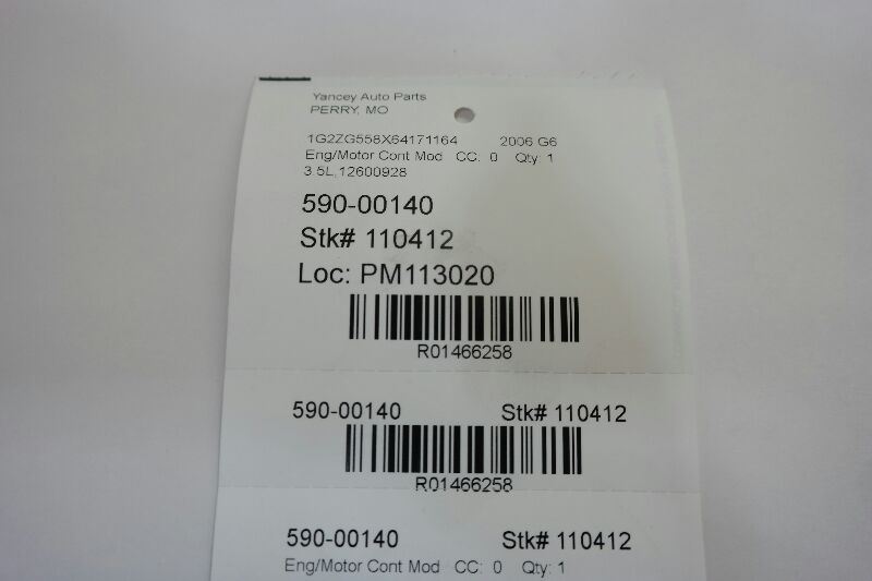 2006 2007 BUICK RENDEZVOUS Engine ECM Electronic Control Module 3.5L