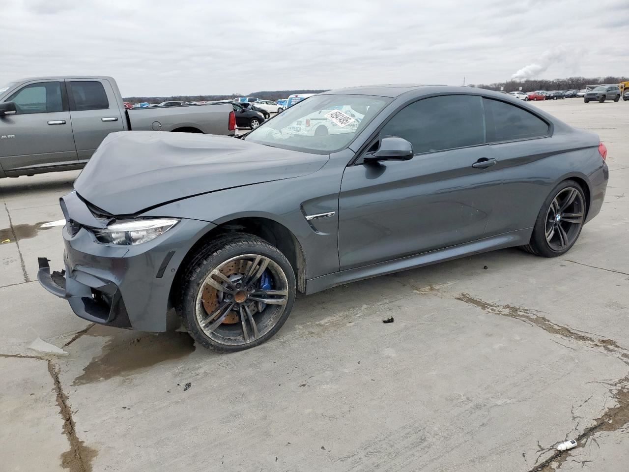 15-20 BMW M4 Black Leather Passenger Right Front Lower Seat