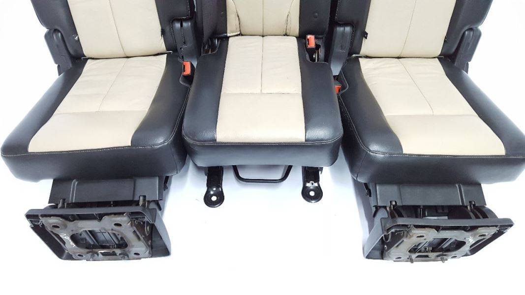 Leather 2nd Row Rear Seats Two Tone OEM 2007 Ford Expedition XL | eBay