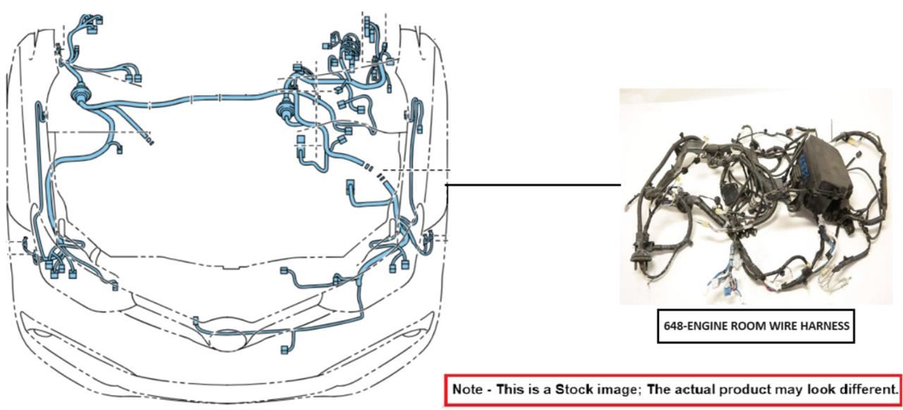 Benzeen 2016 Engine Wire Harness 6779537 - Image 1