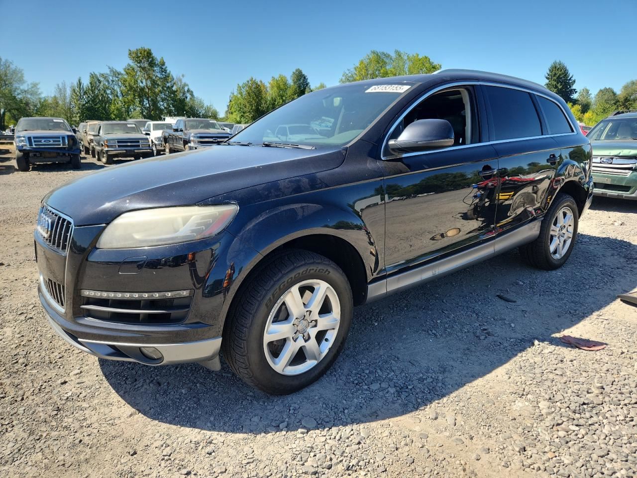 RIGHT BLK HEADREST OEM 2012 Q7 AUDI 4L0 883 901 AE 38M - Image 1