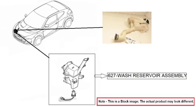 WASHER RESERVOIR ASSEMBLY OEM 09-24 DODGE RAM1500 - Image 1