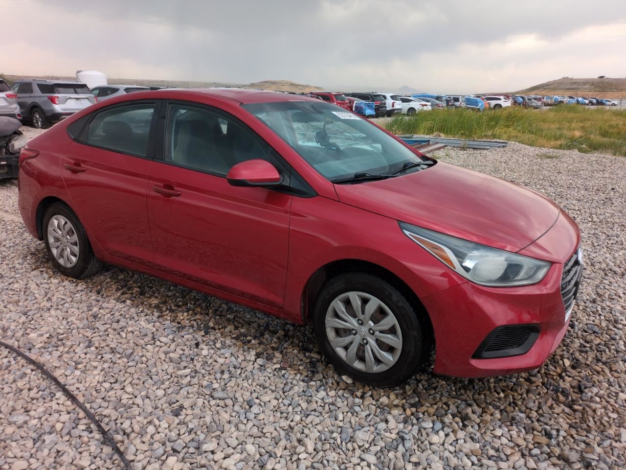 RED REAR BUMPER ASSEMBLY OEM 18-22 HYUNDAI ACCENT - Image 4