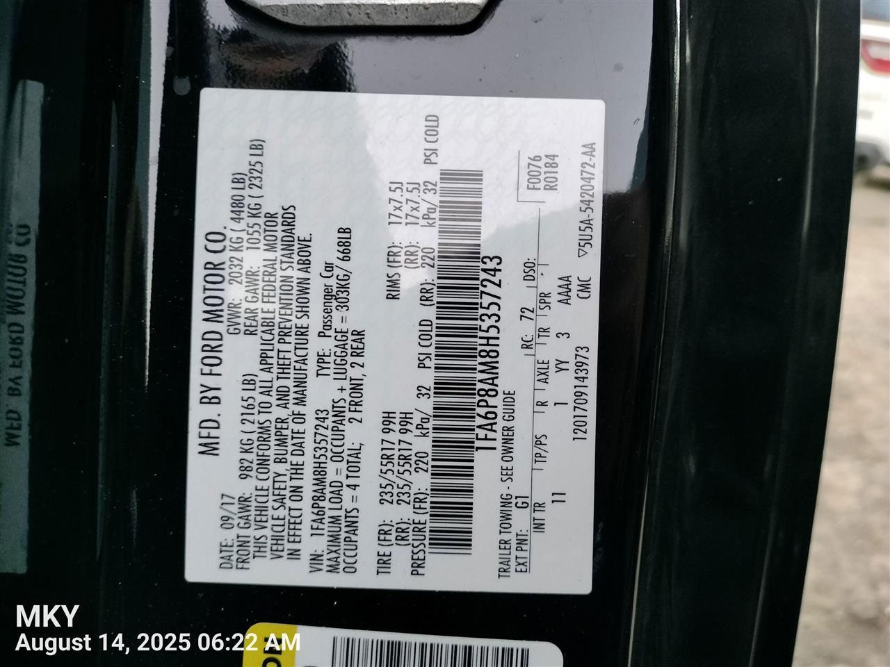 Benzeen WIRE HARNESS HR3Z14401K 2017 FORD MUSTANG - Image 1