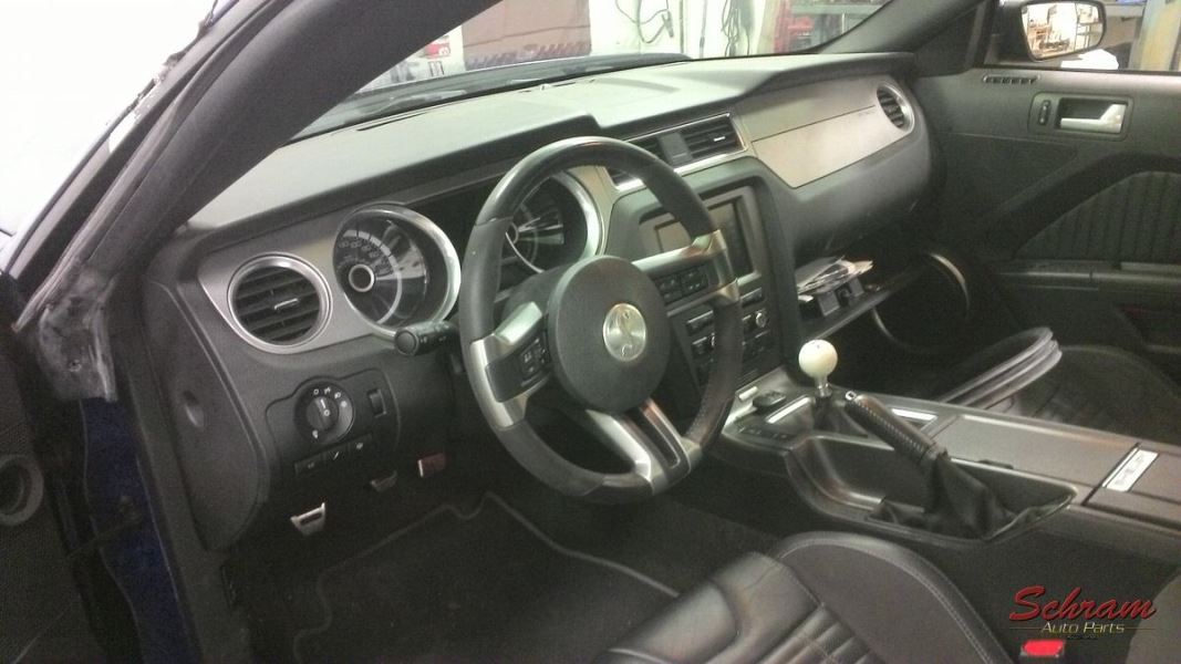 Front Clip Xenon -EMBLEM & LWR DEFLECTOR 500 Fits 13-14 MUSTANG GT