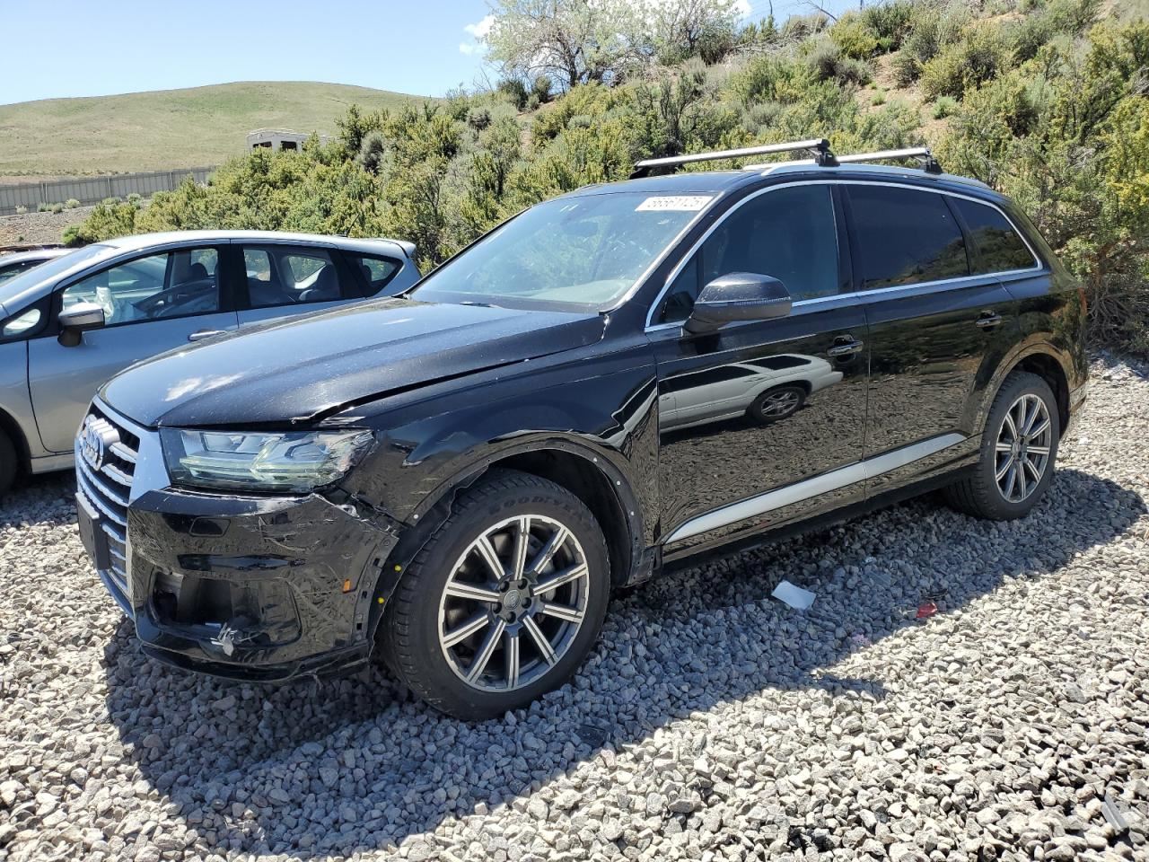 BLK REAR HEADREST OEM 2017 Q7 AUDI - Image 2