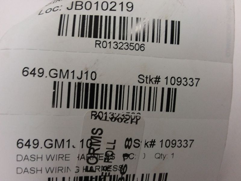 10 11 12 Chevrolet Malibu Dash Wiring Harness 2.4 | eBay