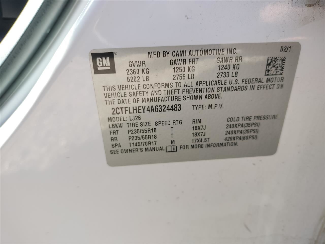 TERRAIN 2023 Engine Wire Harness 6384849 - Image 2