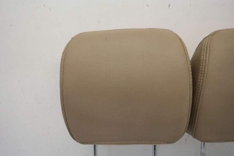 10 12 HYUNDAI SANTA FE FRONT SEAT HEADREST SET OF 2 LEFT RIGHT TAN
