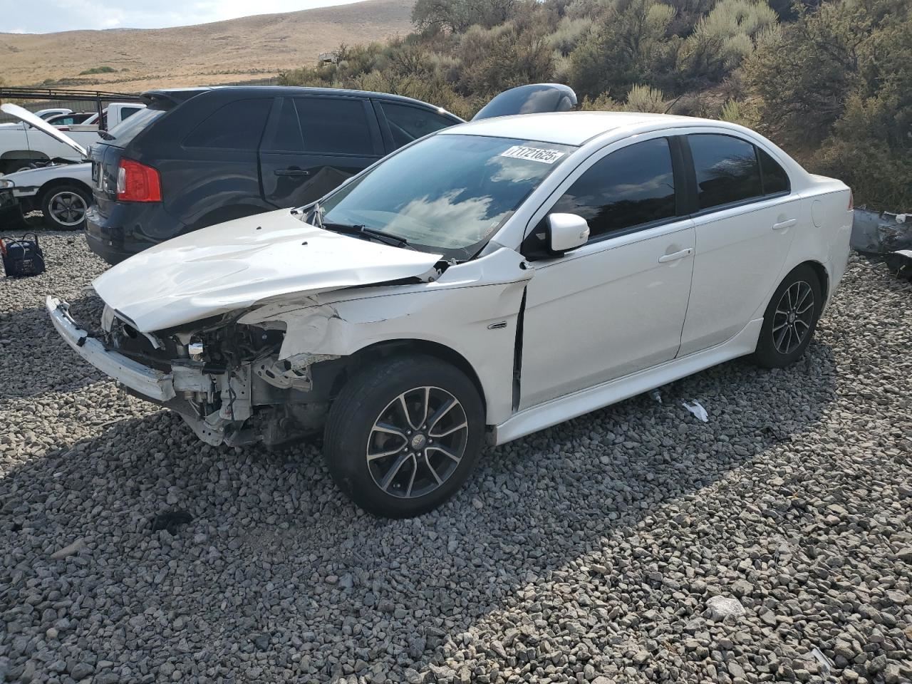 LEFT WHT ROCKER PANEL MOULDING OEM 2012 MITSUBISHI LANCERMIT 6512A487 - Image 2