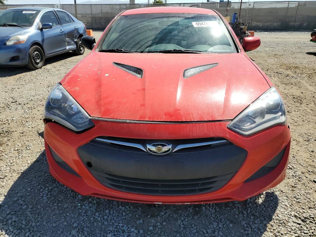 RED REAR BUMPER ASSEMBLY OEM 09-16 HYUNDAI GENESIS - Image 5