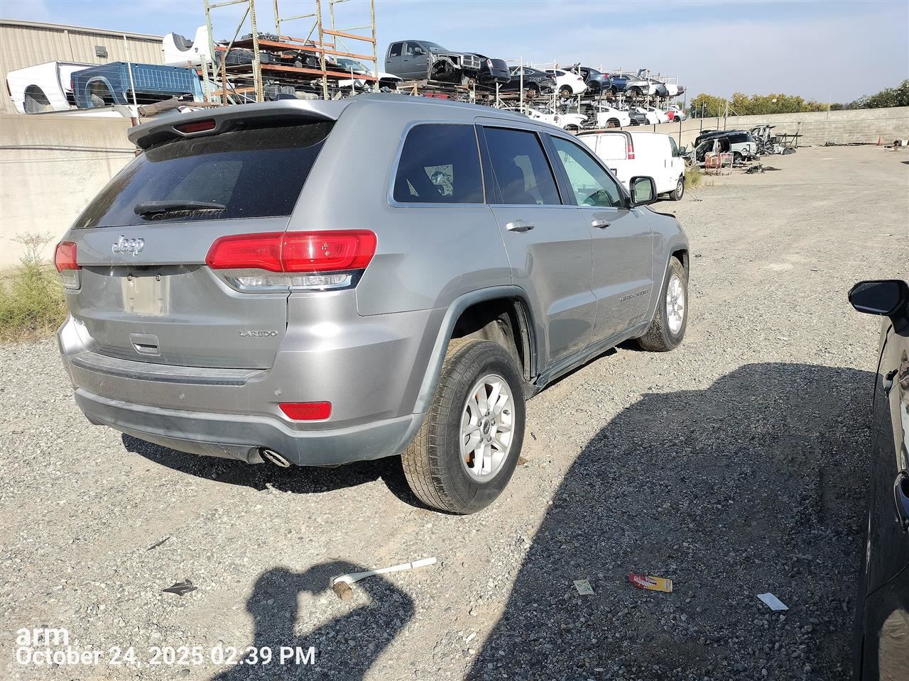 LEFT ROOF LUGGAGE RACK OEM 2016 JEEP GRANDCHER 55079173AL - Image 3