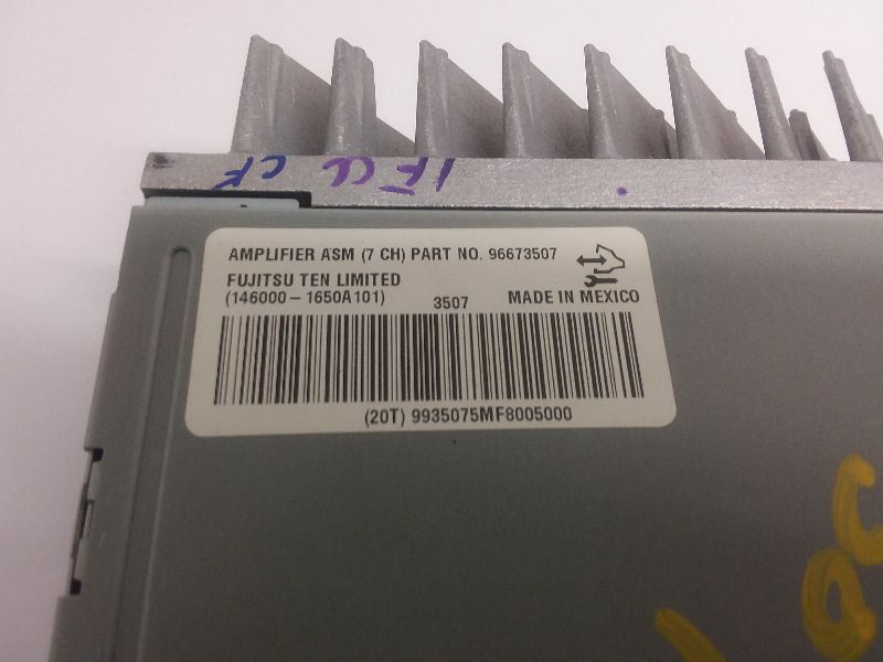2008-2009 Saturn VUE Radio Speaker Amp Amplifier ID 96673507 OEM | eBay