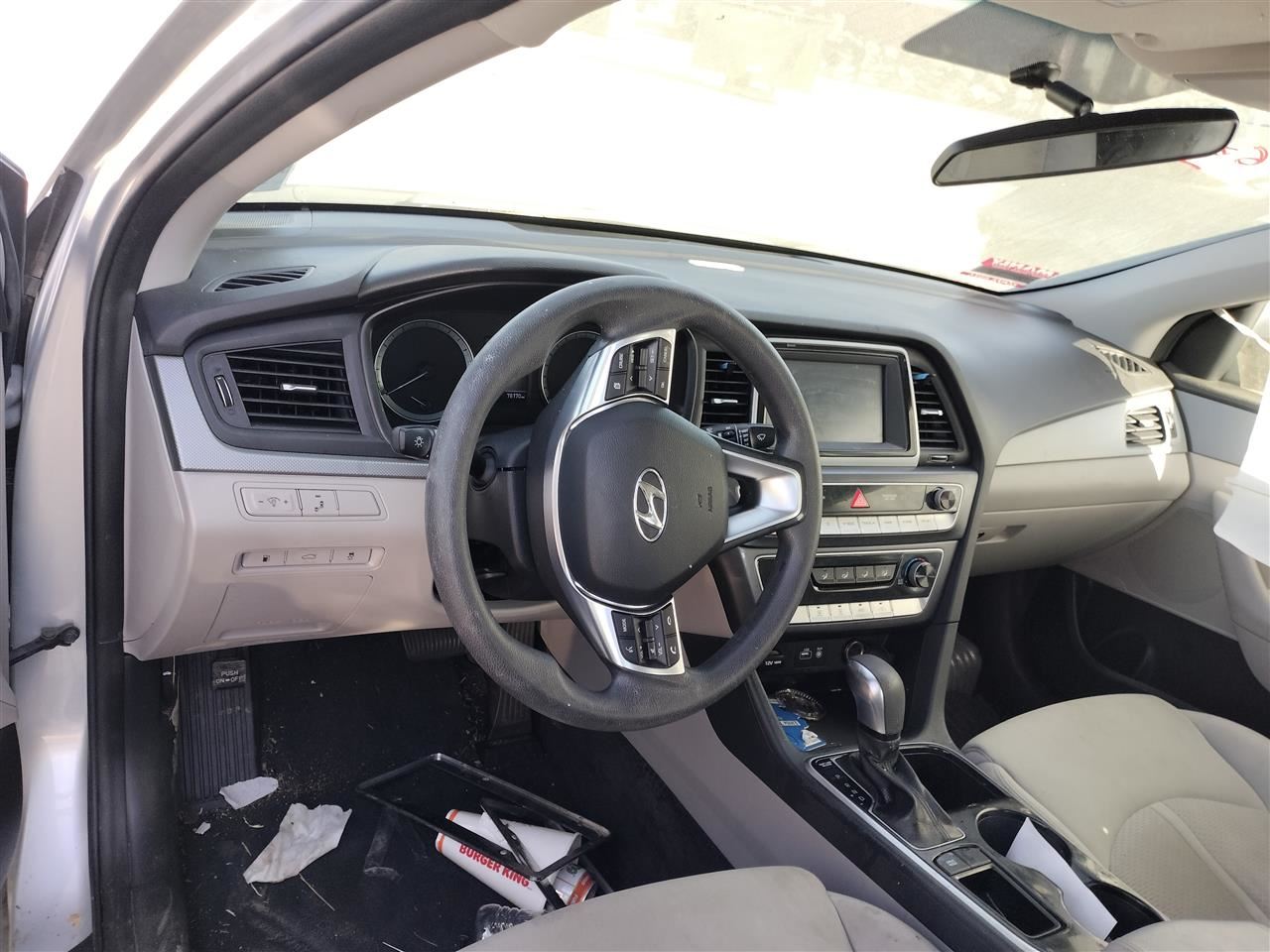 GRAY OVERHEAD CONSOLE ONLY OEM 18-19 HYUNDAI SONATA - Image 4