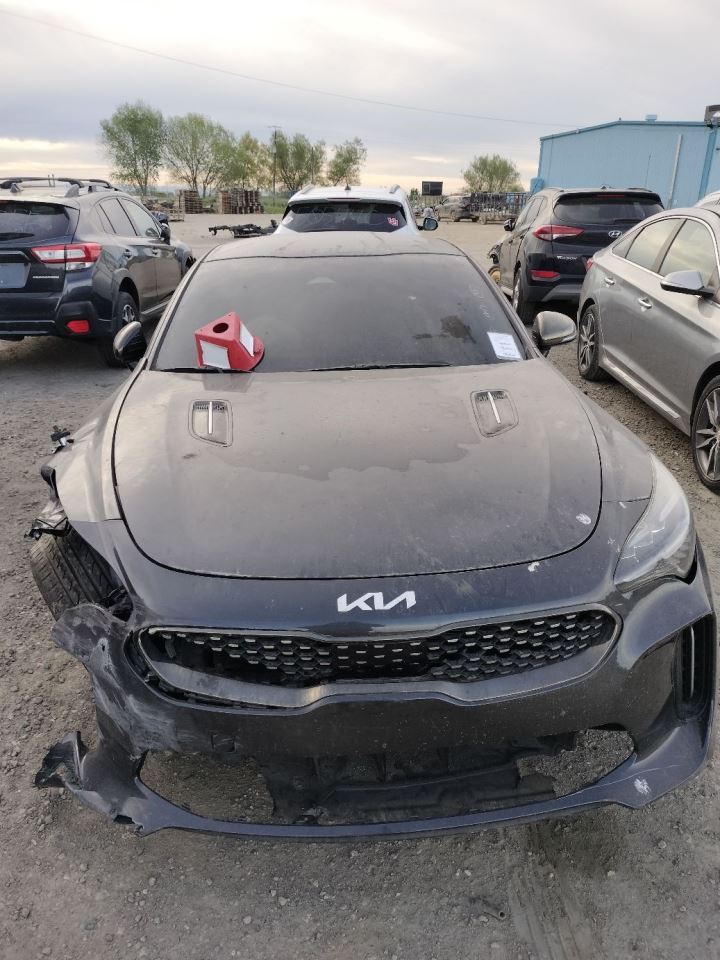 LEFT BLK FRONT HEADREST OEM 2022 KIA STINGER - Image 2