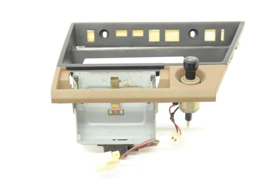 1988-1989 Nissan 300ZX VG30 Z31 Black and Tan Center Dash Bezel | eBay