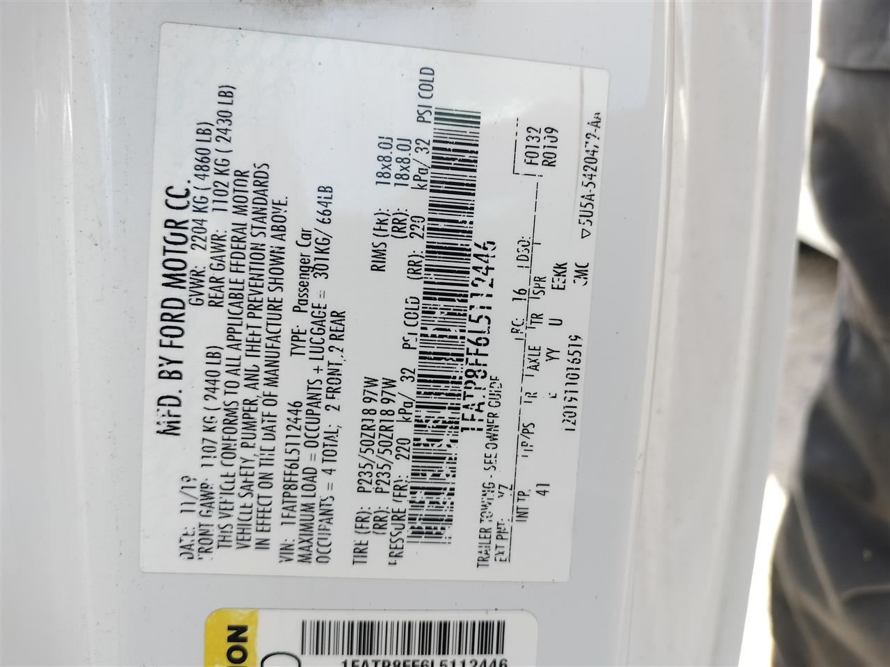 RIGHT EXHAUST MANIFOLD OEM 15-23 FORD MUSTANG 1YR WRNTY - Image 3